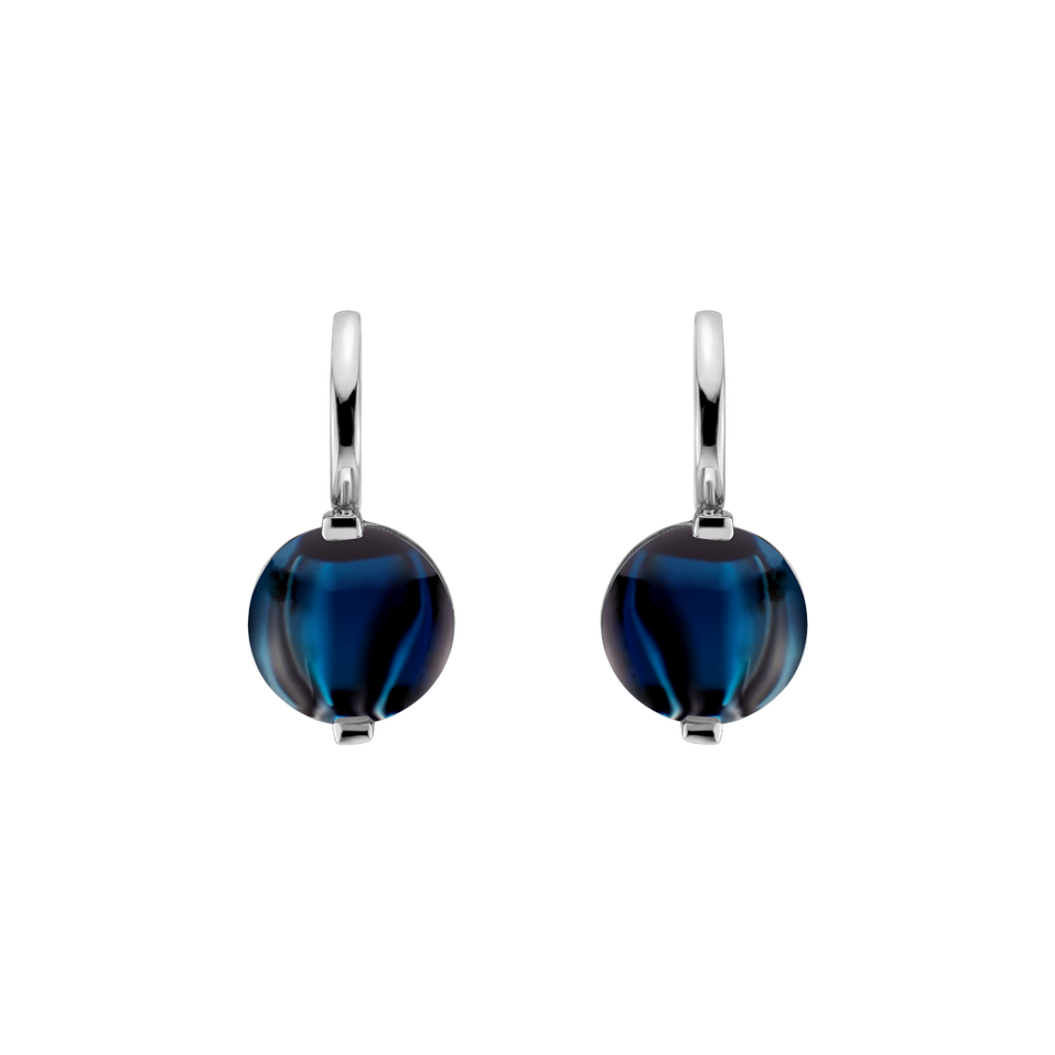 Earrings with Topaz Space Signature