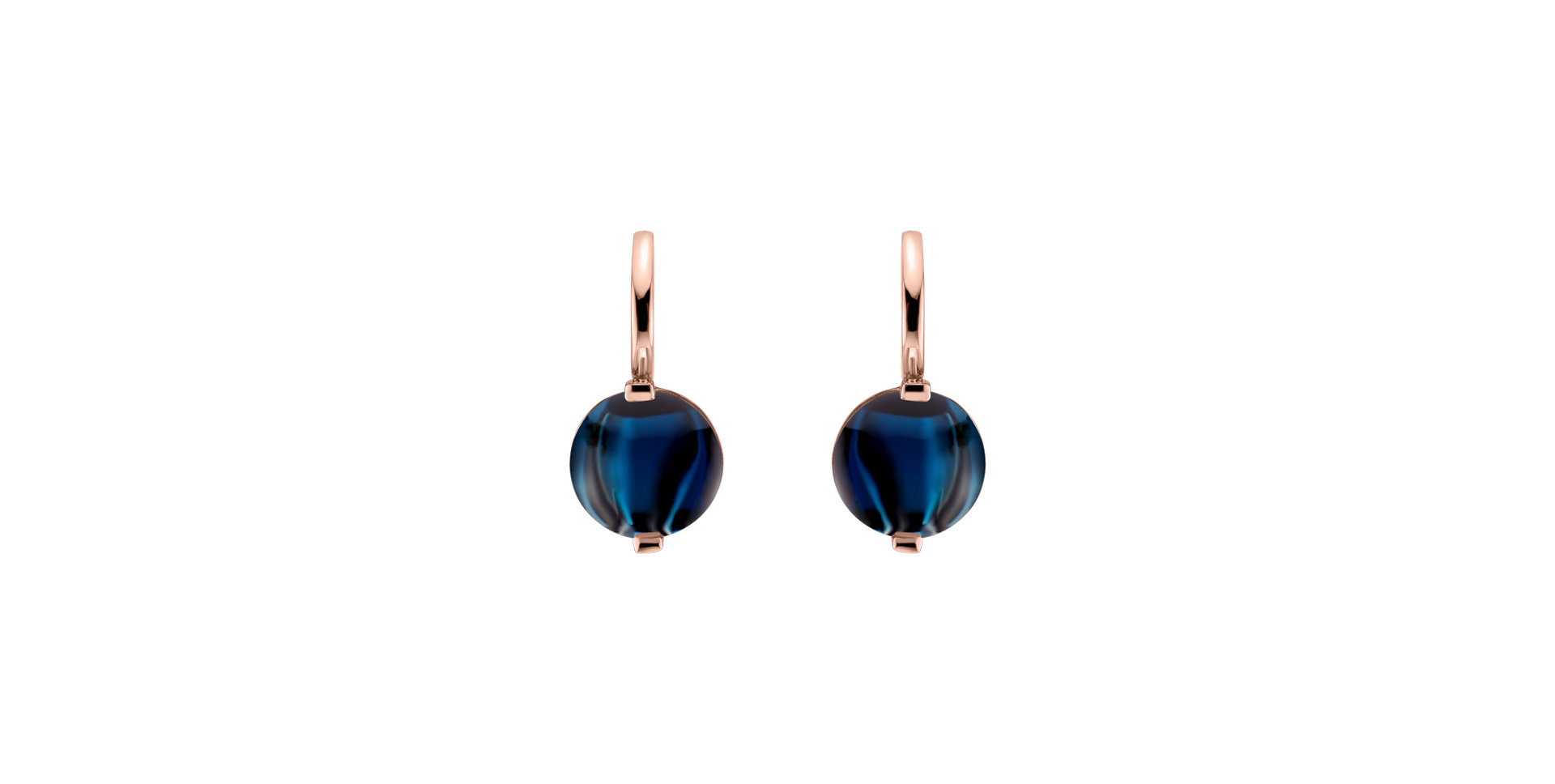 Earrings with Topaz Space Signature