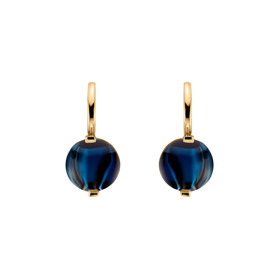 Earrings with Topaz Space Signature