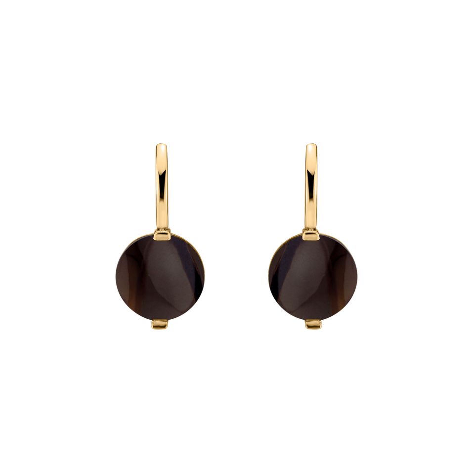 Earrings with Quartz Space Signature