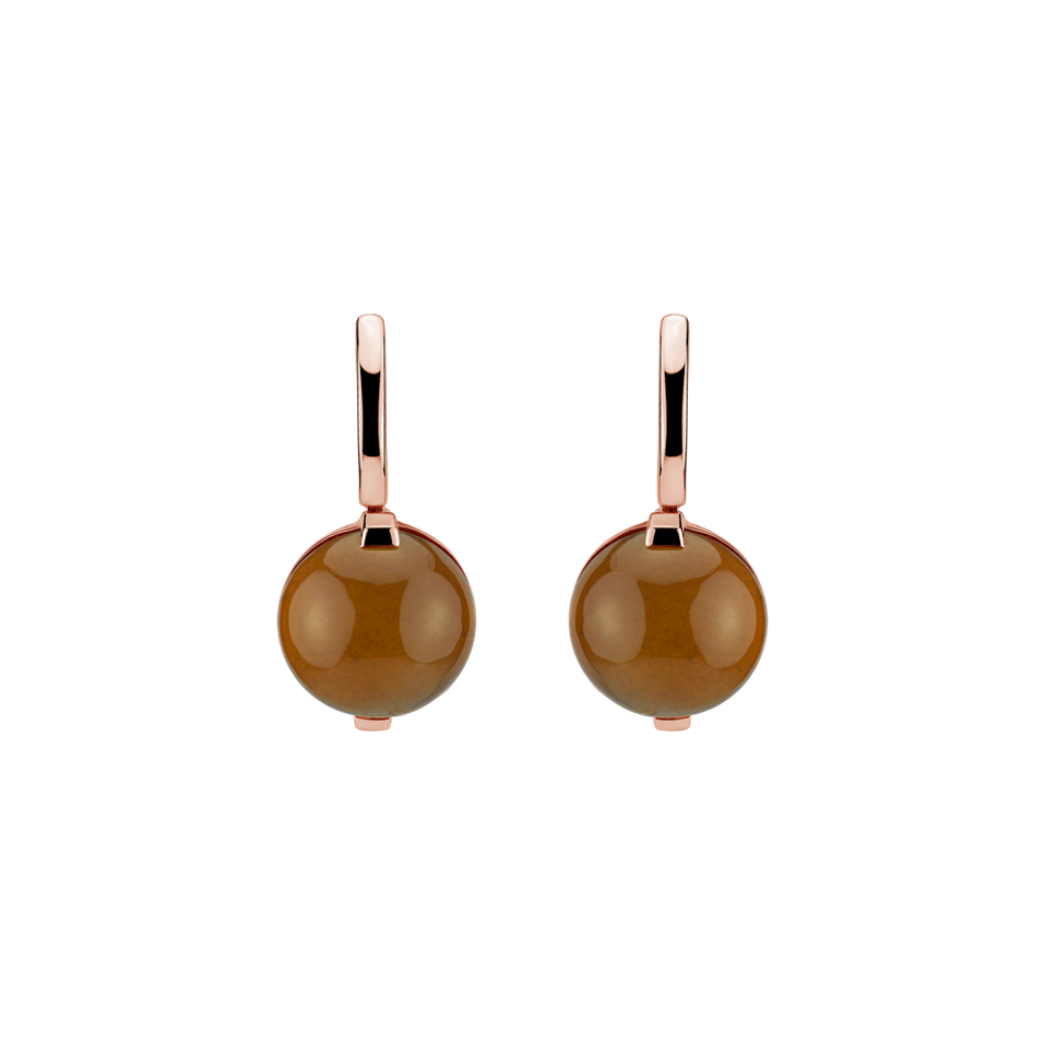 Earrings with Quartz Space Signature