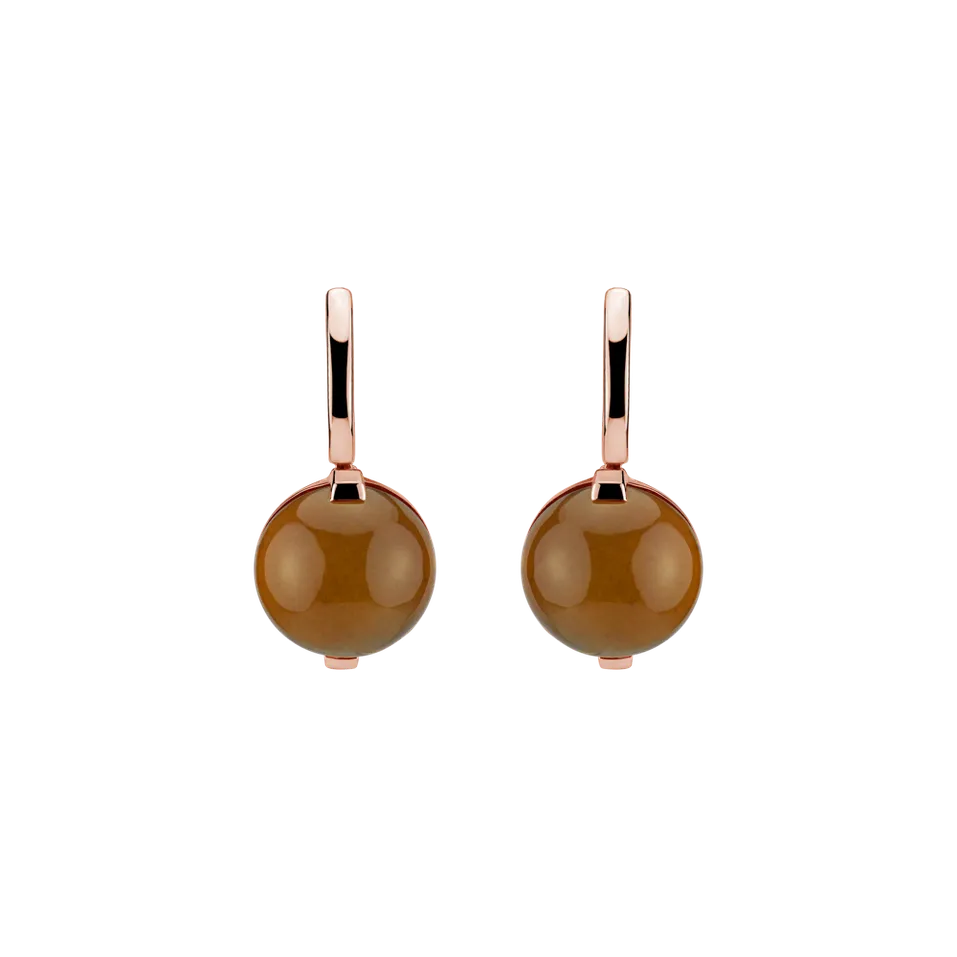 Earrings with Quartz Space Signature