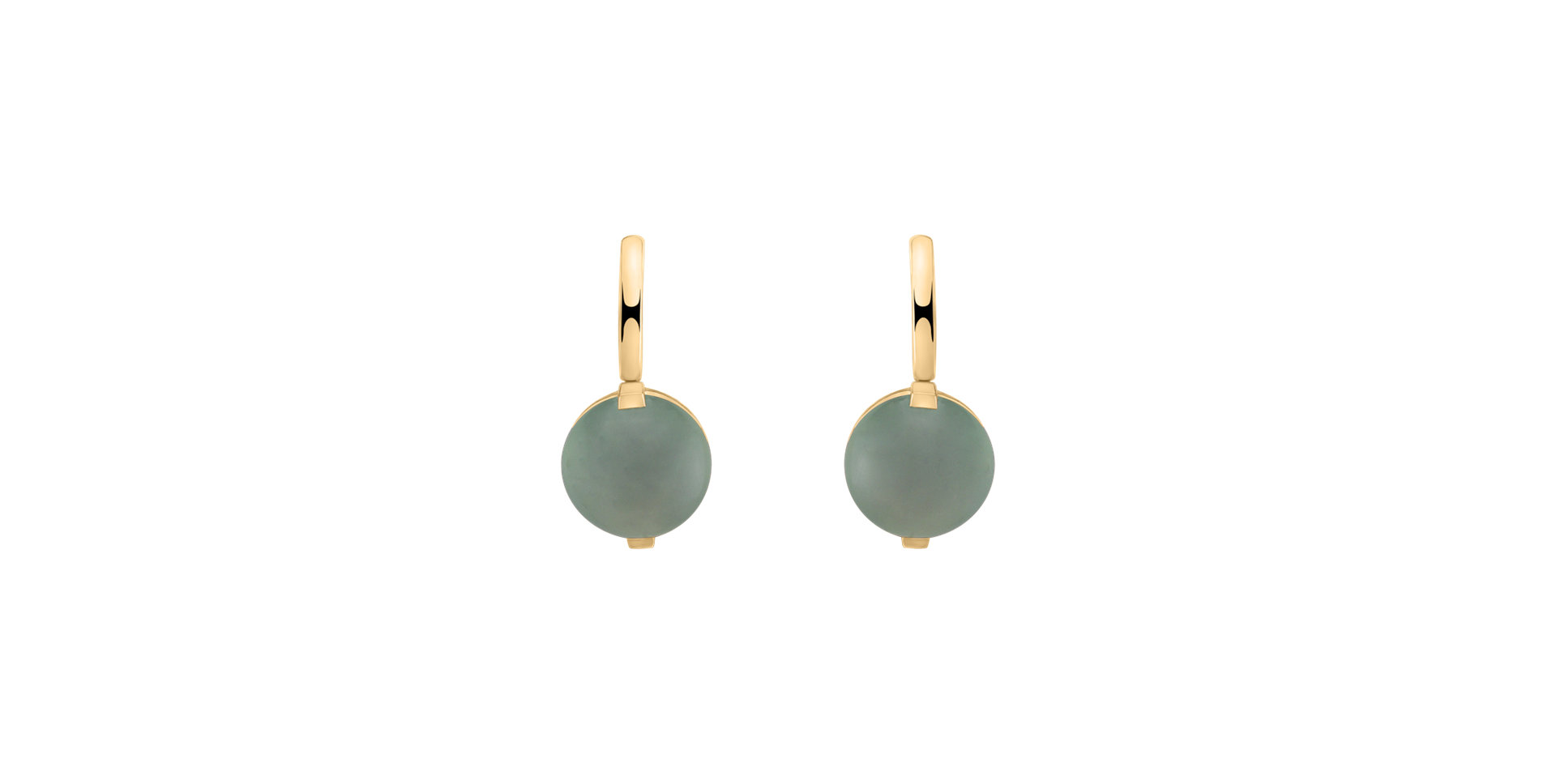 Earrings with Chalcedony Space Signature
