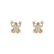 Diamond earrings Frog Prince2