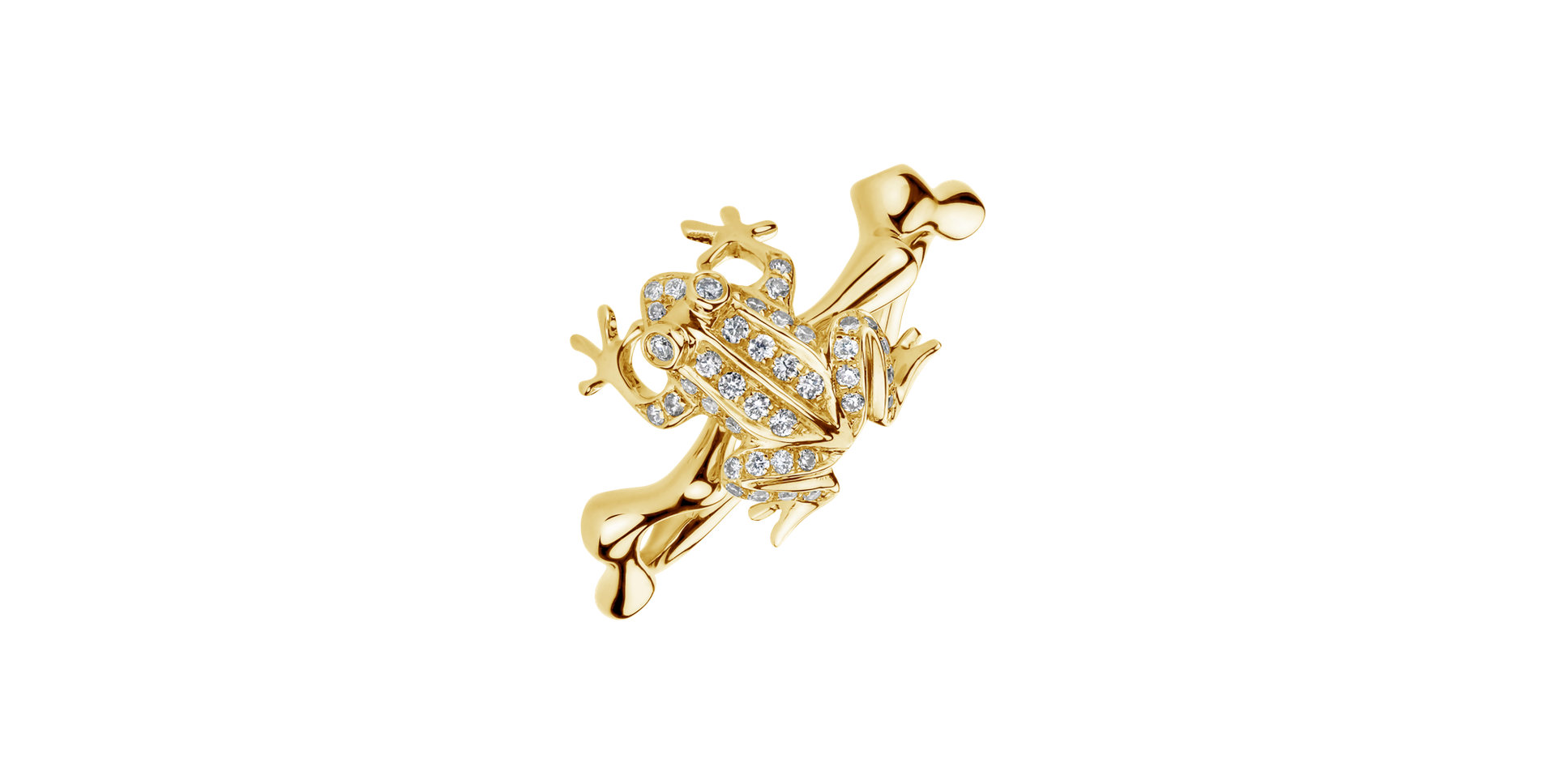 Diamond ring Noble Frog