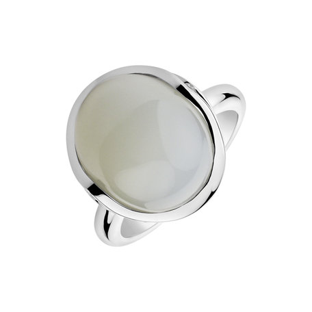 Ring with Moonstone and diamonds Fairytale Drop