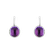 Diamond earrings with Amethyst Fairytale Drop2