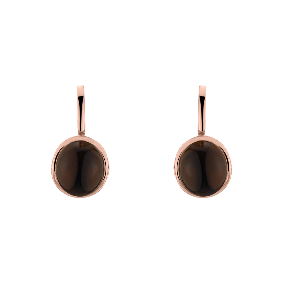 Diamond earrings with Quartz Fairytale Drop