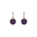 Diamond earrings with Amethyst Fairy Blossom2