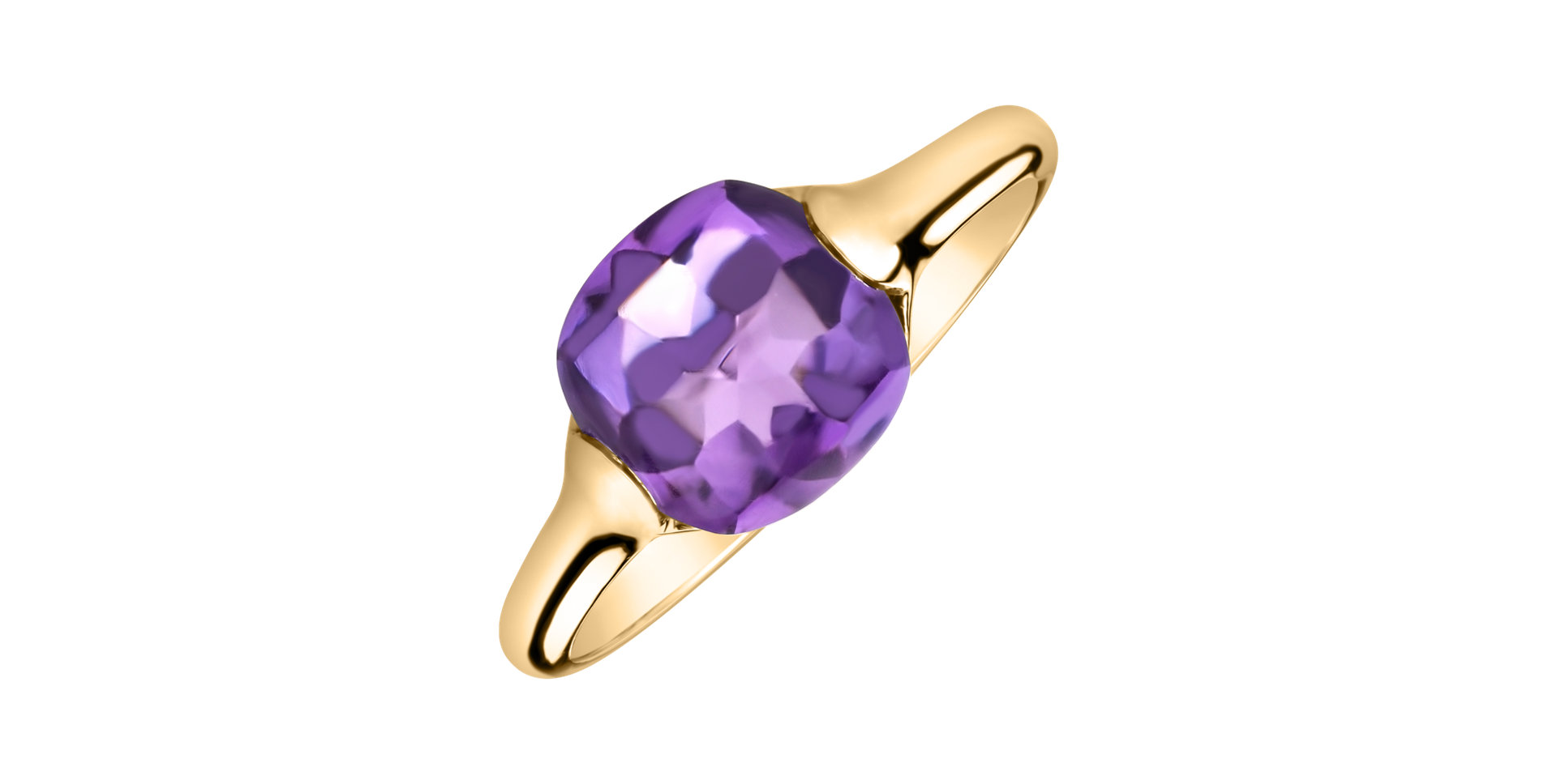 Ring with Amethyst Brazil Bonbon