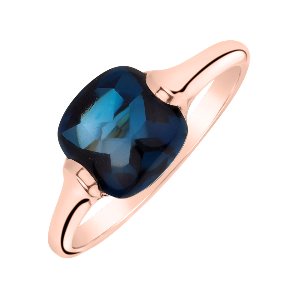 Ring with Topaz London Bonbon