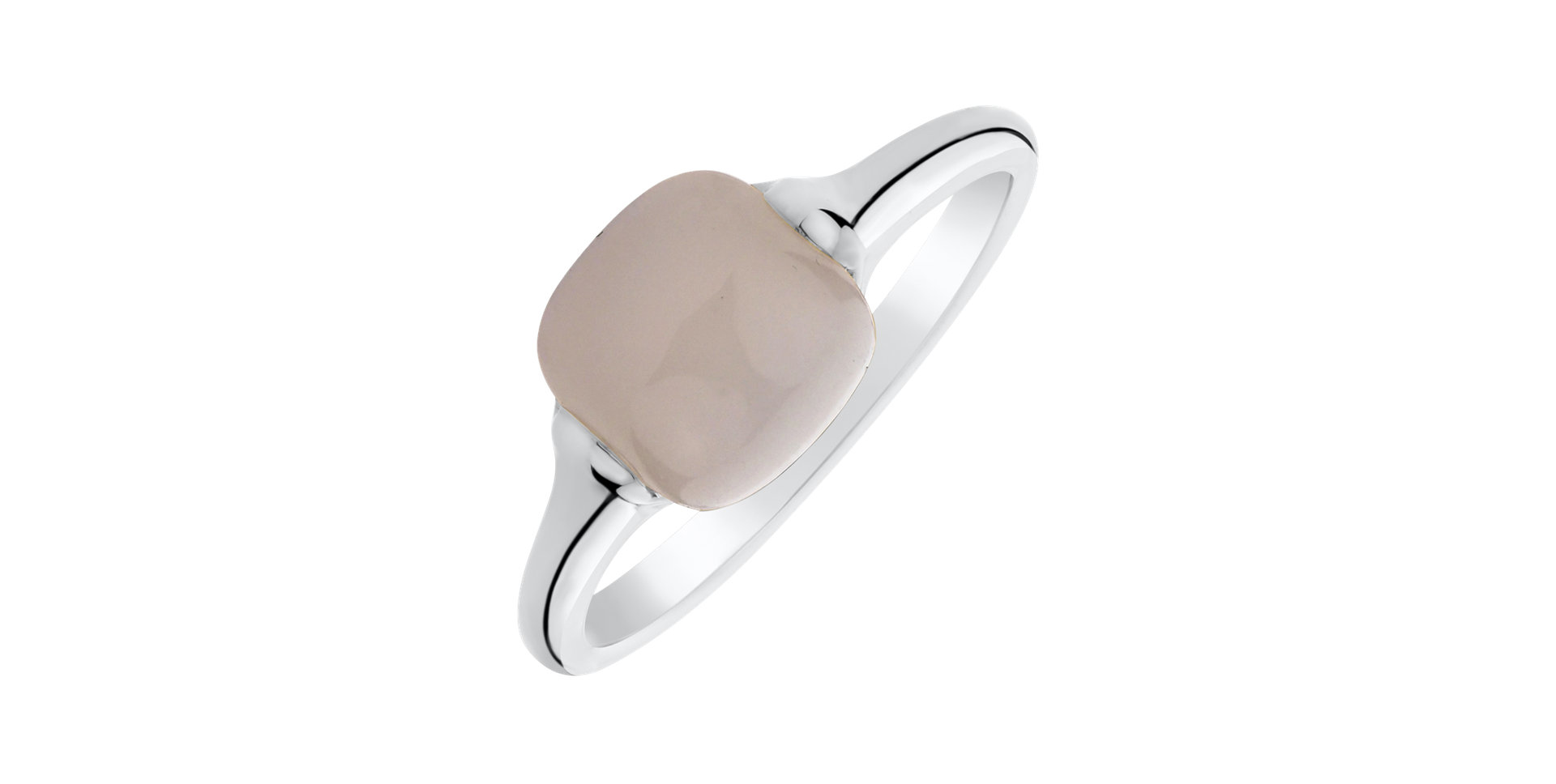 Ring with Moonstone White Bonbon