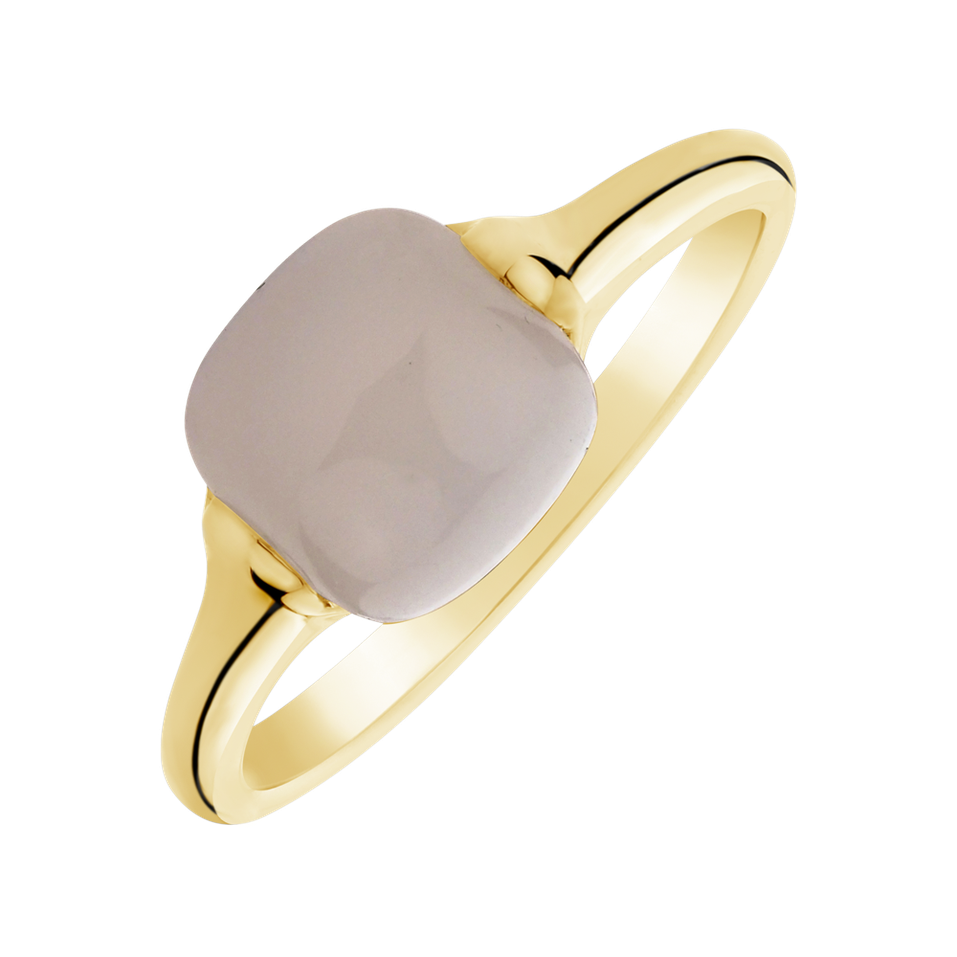 Ring with Moonstone White Bonbon
