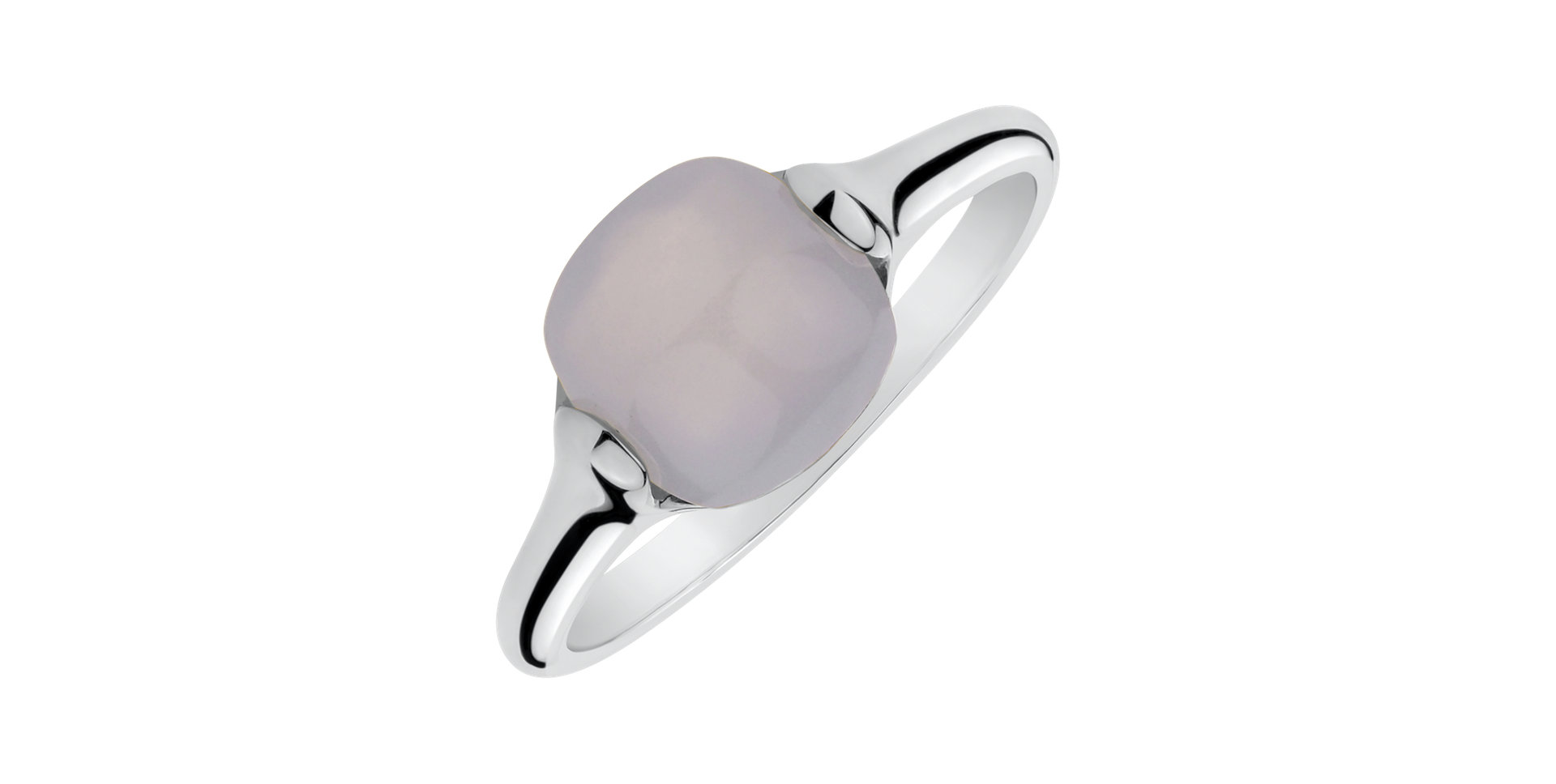 Ring with Blue Chalcedony Bonbon