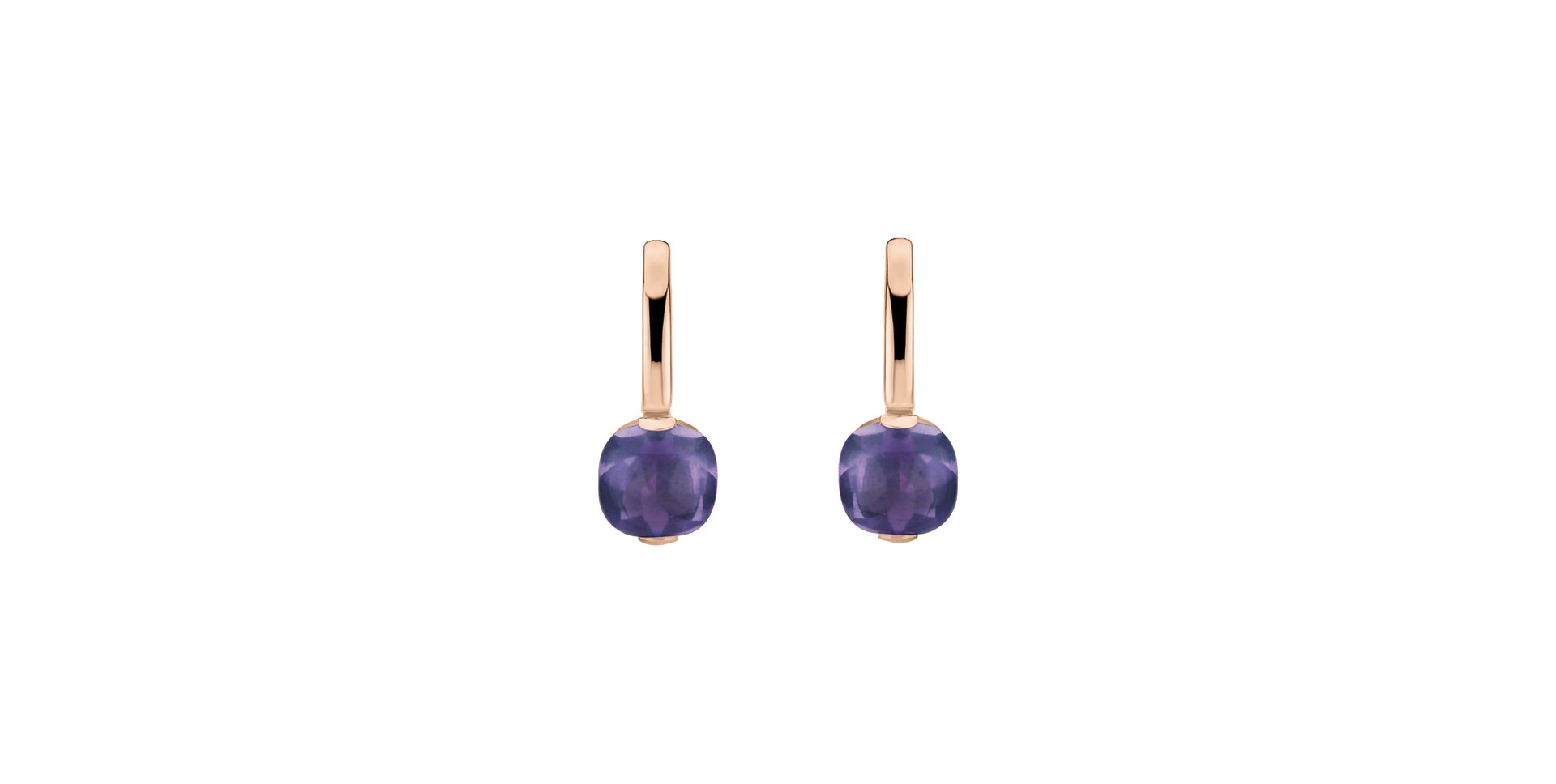 Earrings with Amethyst Brazil Bonbon