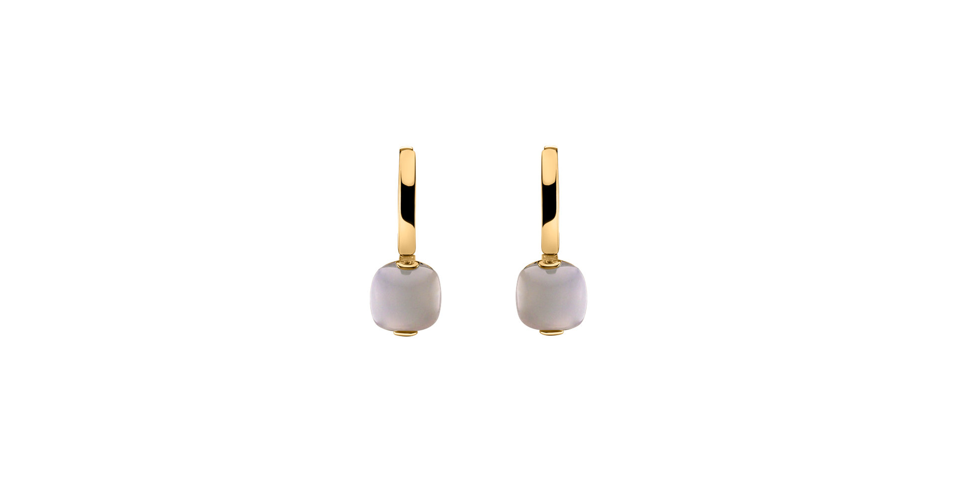 Earrings with Moonstone White Bonbon Bonbon