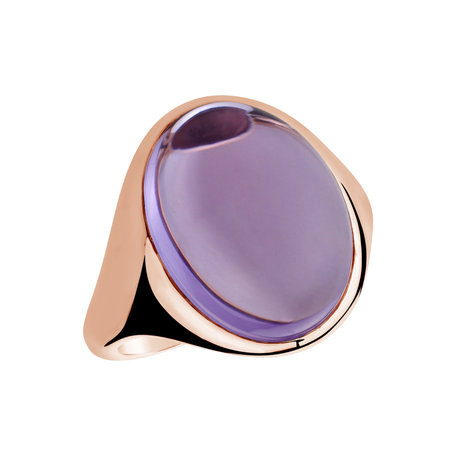 Ring with Amethyst Bubble Coctail