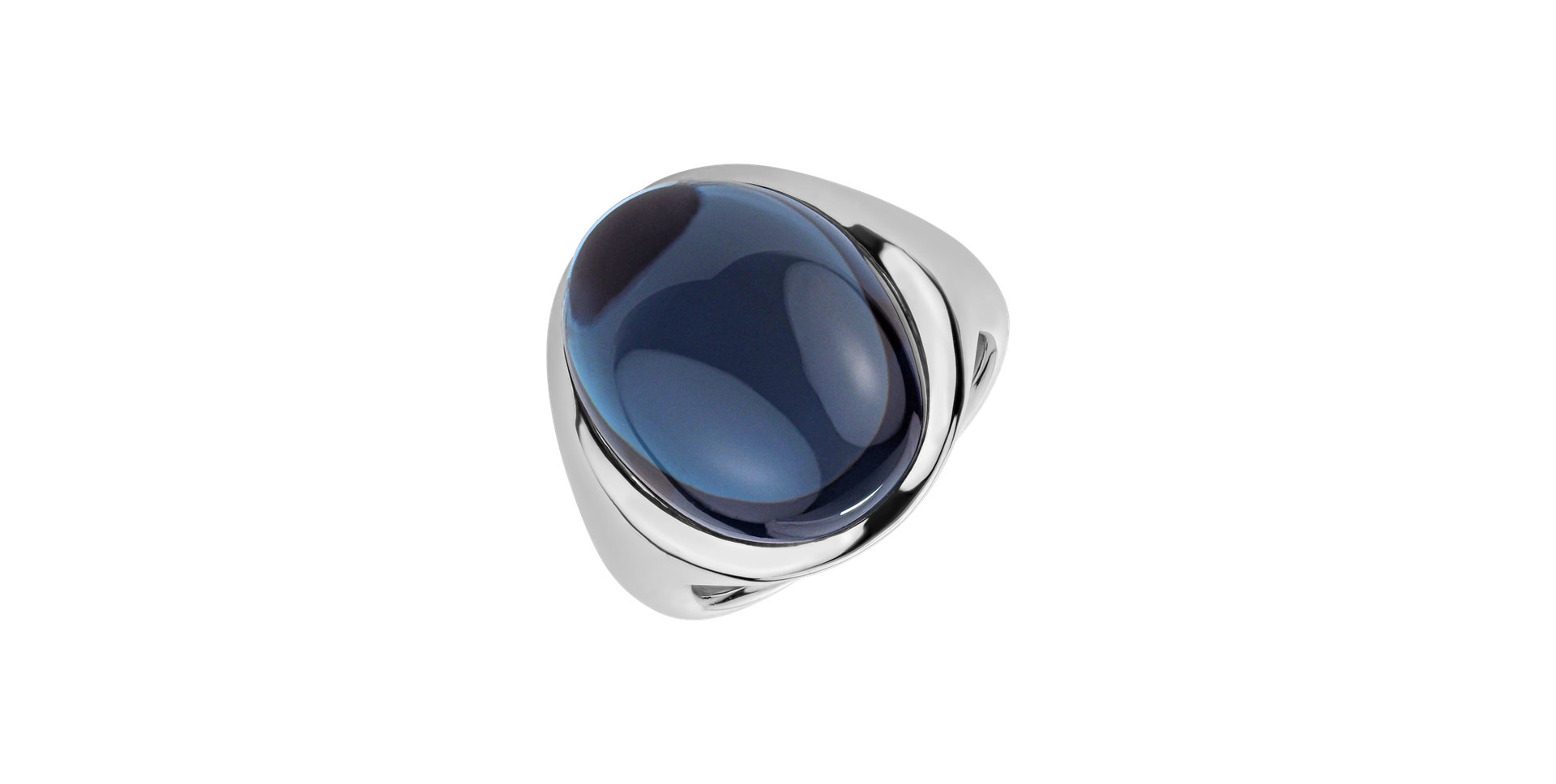 Ring with Topaz Bubble Coctail