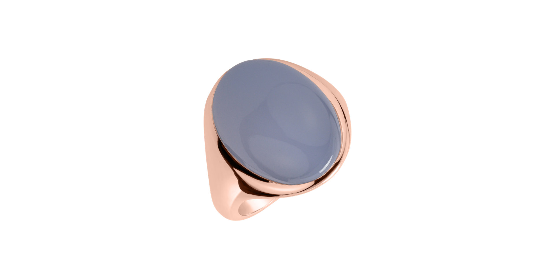 Ring with Chalcedony Bubble Coctail