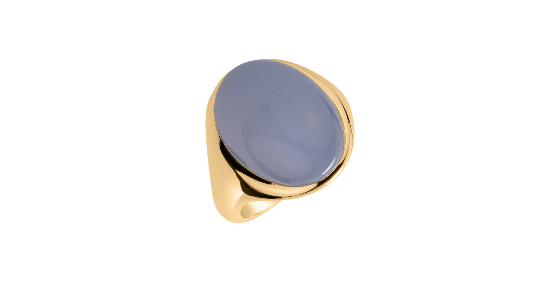 Ring with Chalcedony Bubble Coctail