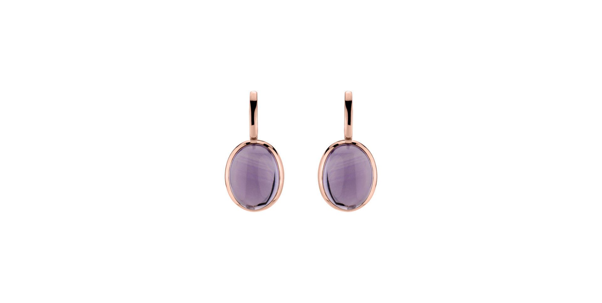 Earrings with Amethyst Miracle Cosmos