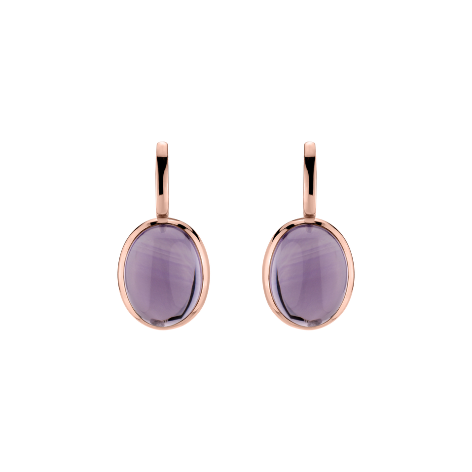 Earrings with Amethyst Miracle Cosmos
