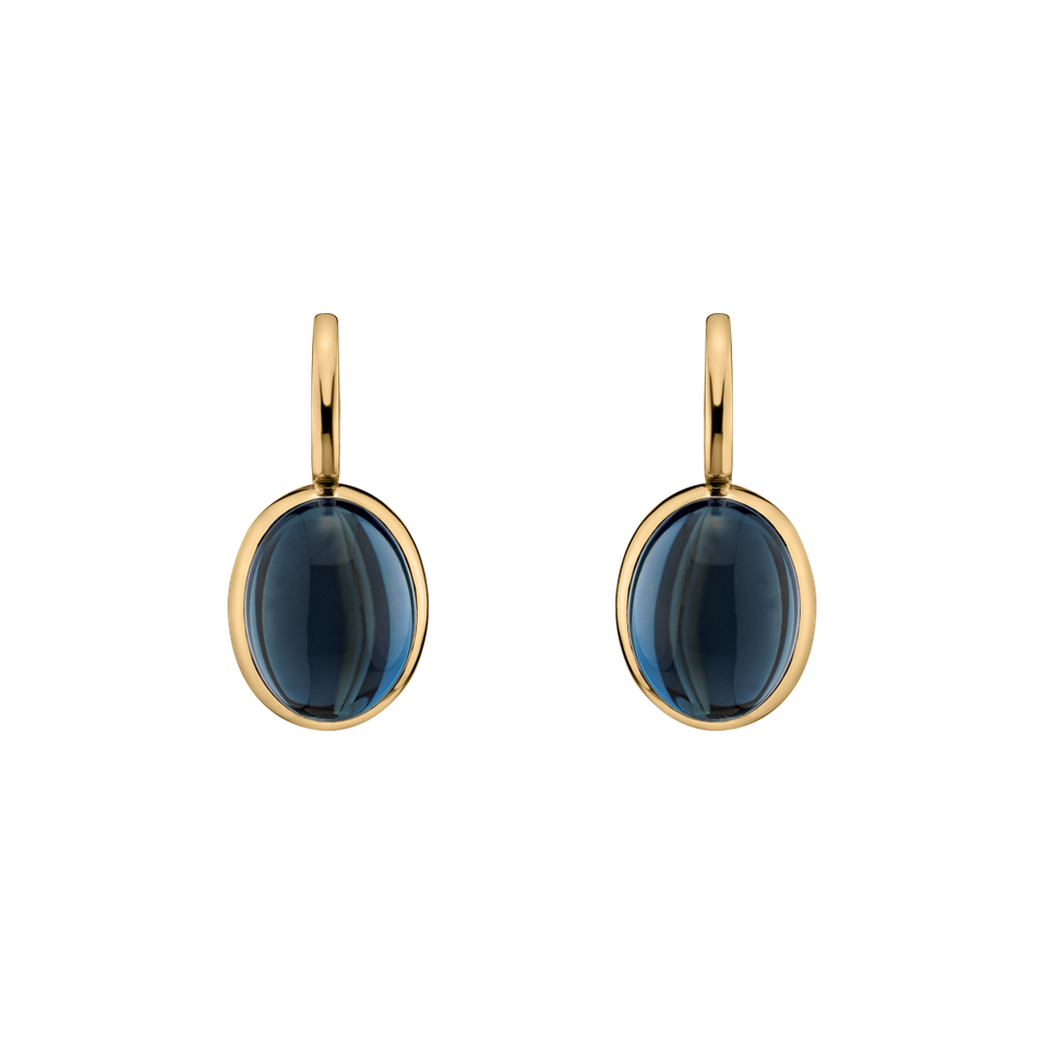 Earrings with Topaz Miracle Cosmos