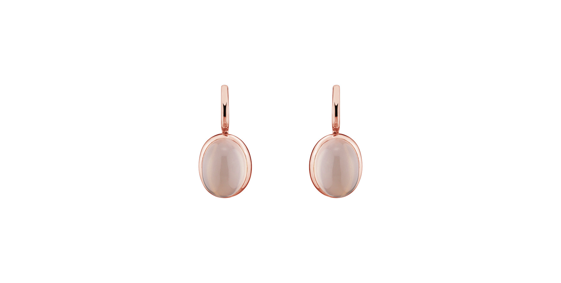 Earrings with Rose Quartz Miracle Cosmos