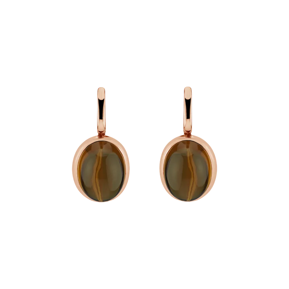Earrings with Quartz Miracle Cosmos