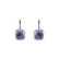 Diamond earrings with Amethyst Rainbow Wish2