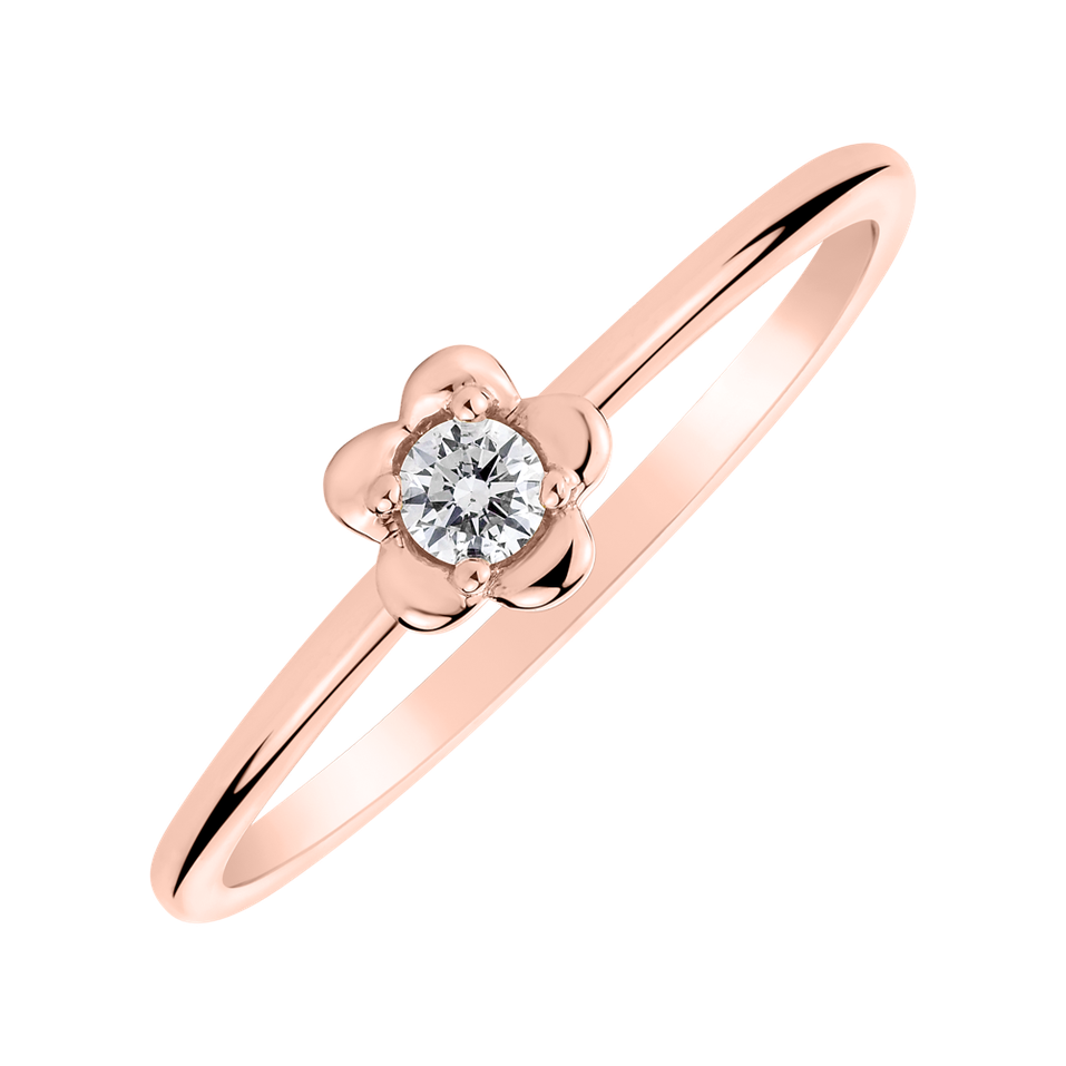 Diamond ring Delightful Flower