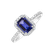 Diamond ring with Tanzanite Diaona2