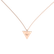 Diamond necklace Triangle Love2