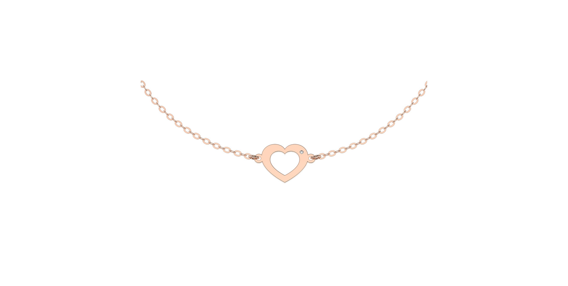 Diamond bracelet Hearts