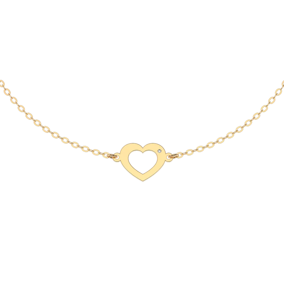 Diamond bracelet Hearts