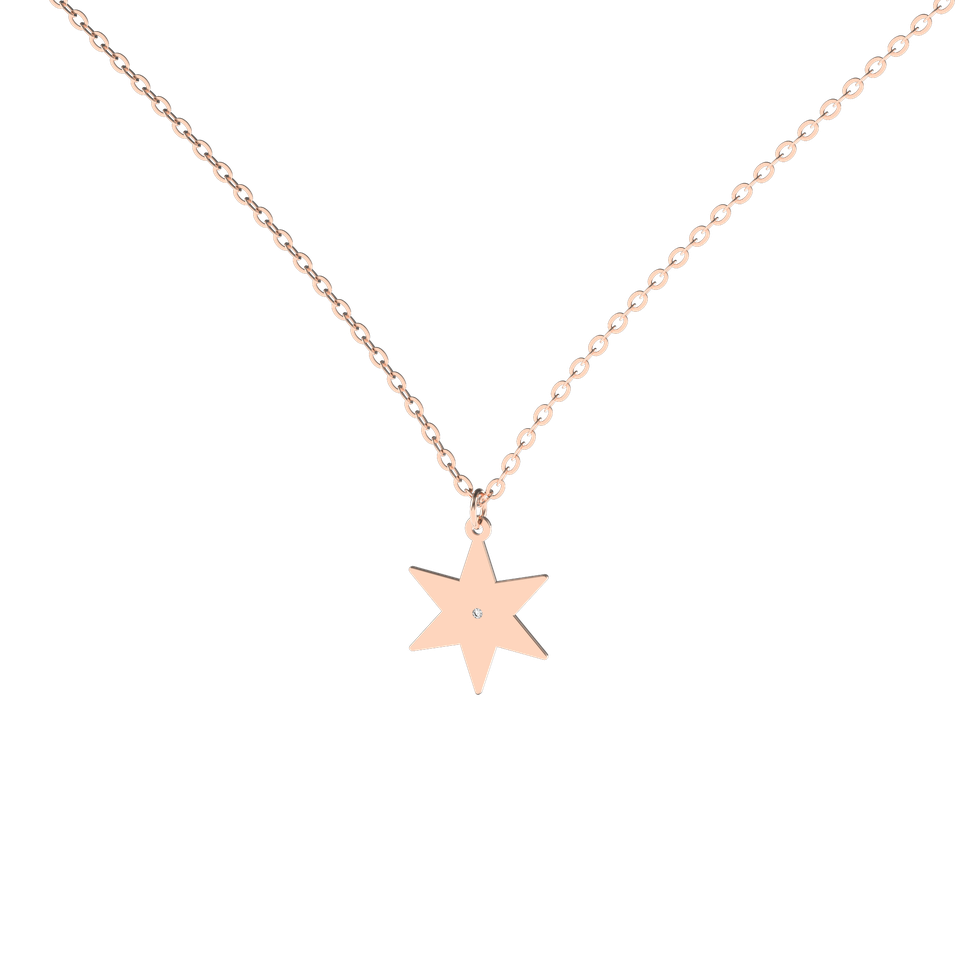 Diamond necklace Star