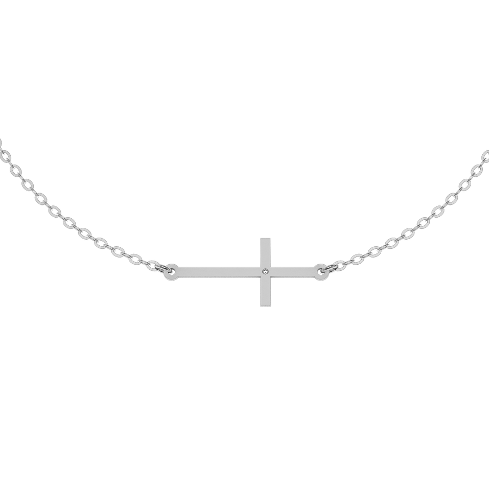 Diamond bracelet Cross