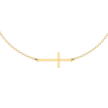 Diamond bracelet Cross