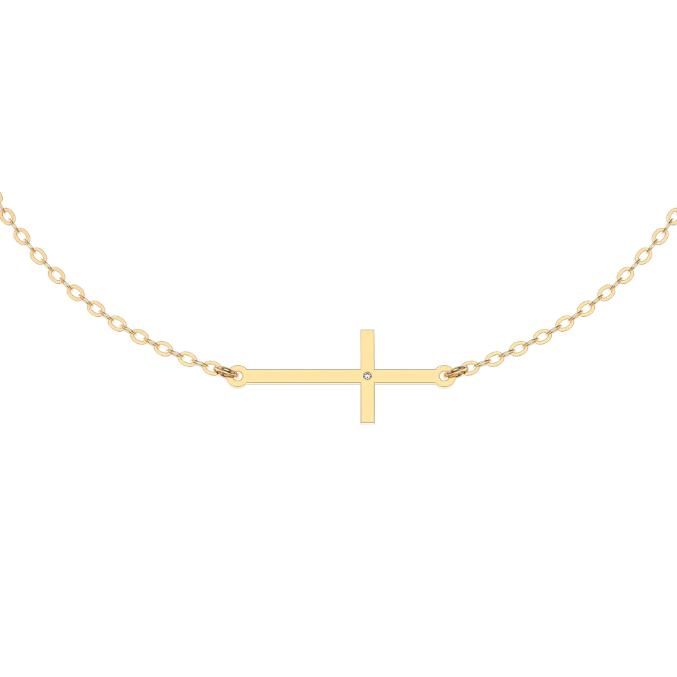 Diamond bracelet Cross