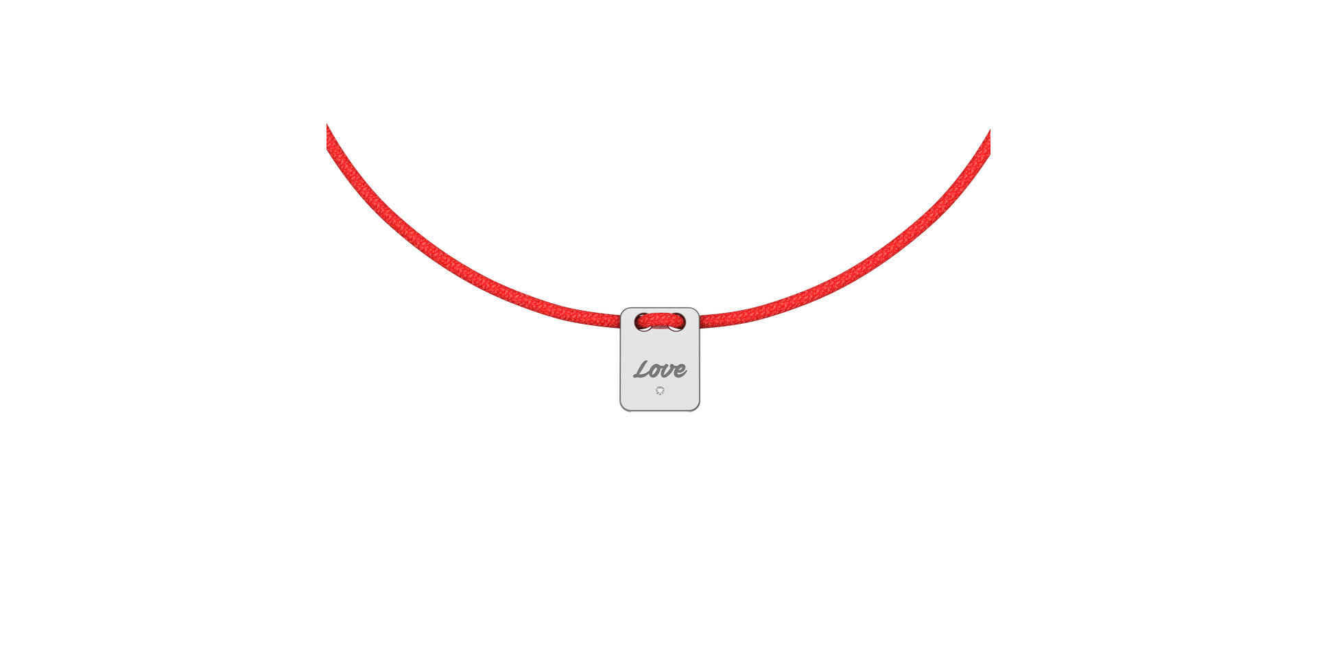 Diamond bracelet Mini Stamp Love