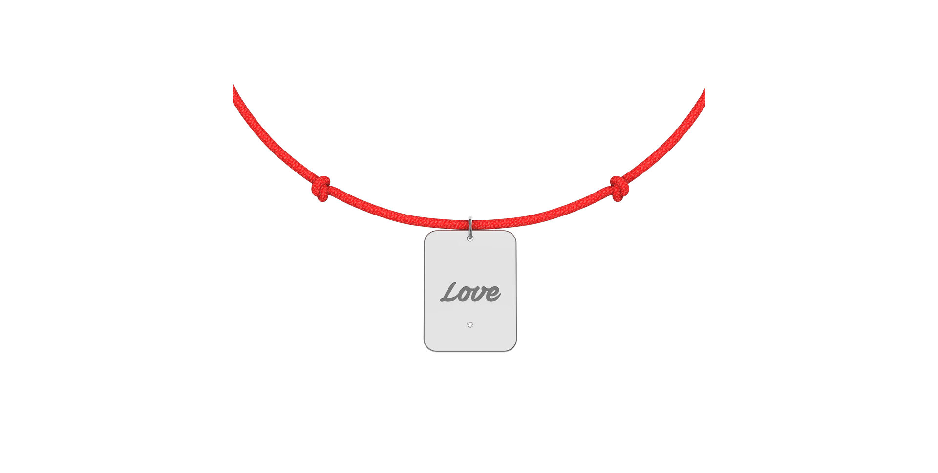 Diamond bracelet Stamp Love