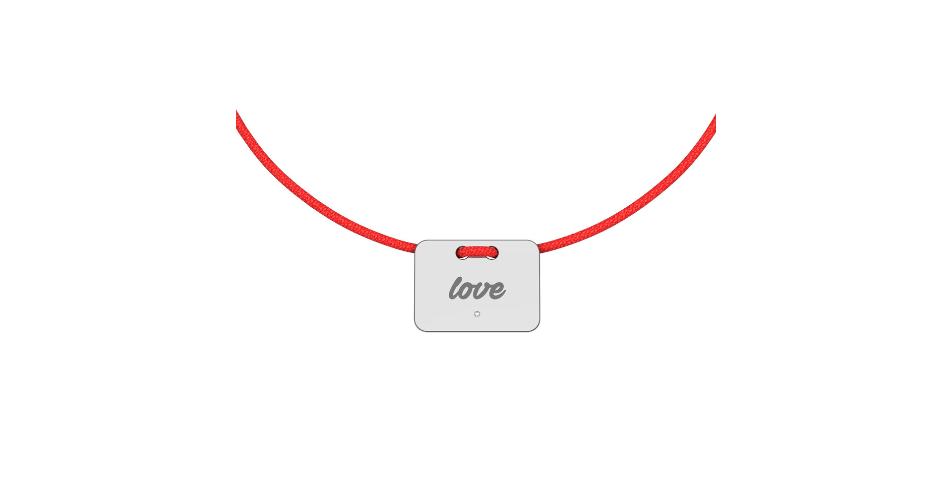 Diamond bracelet Military Stamp Love