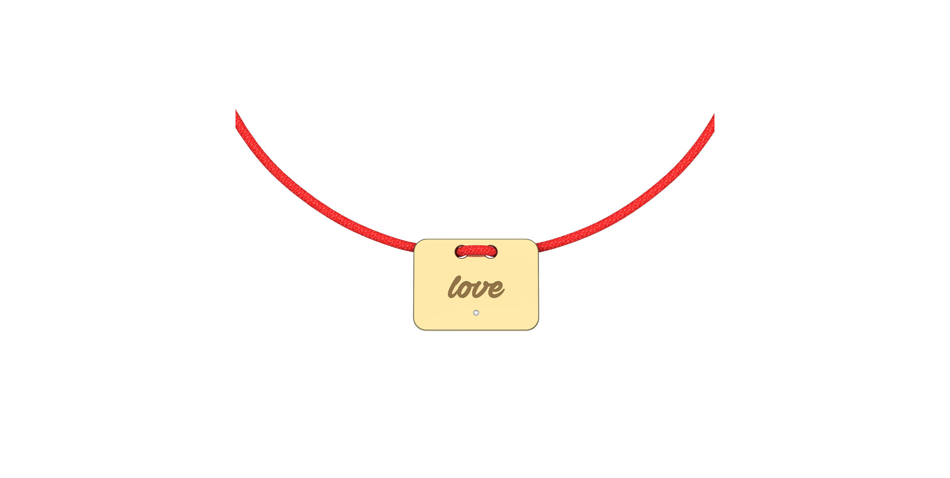 Diamond bracelet Military Stamp Love