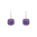 Diamond earrings with Amethyst Mystic Drop2