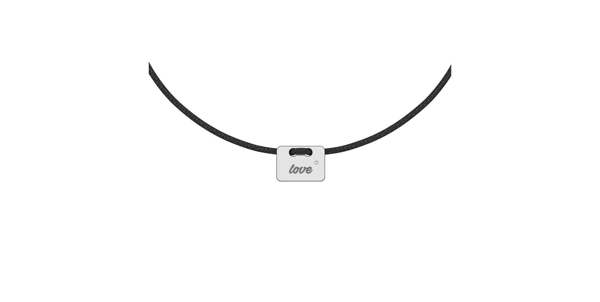 Diamond bracelet Military Stamp Love