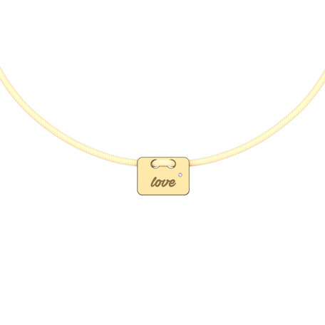 Diamond bracelet Military Stamp Love