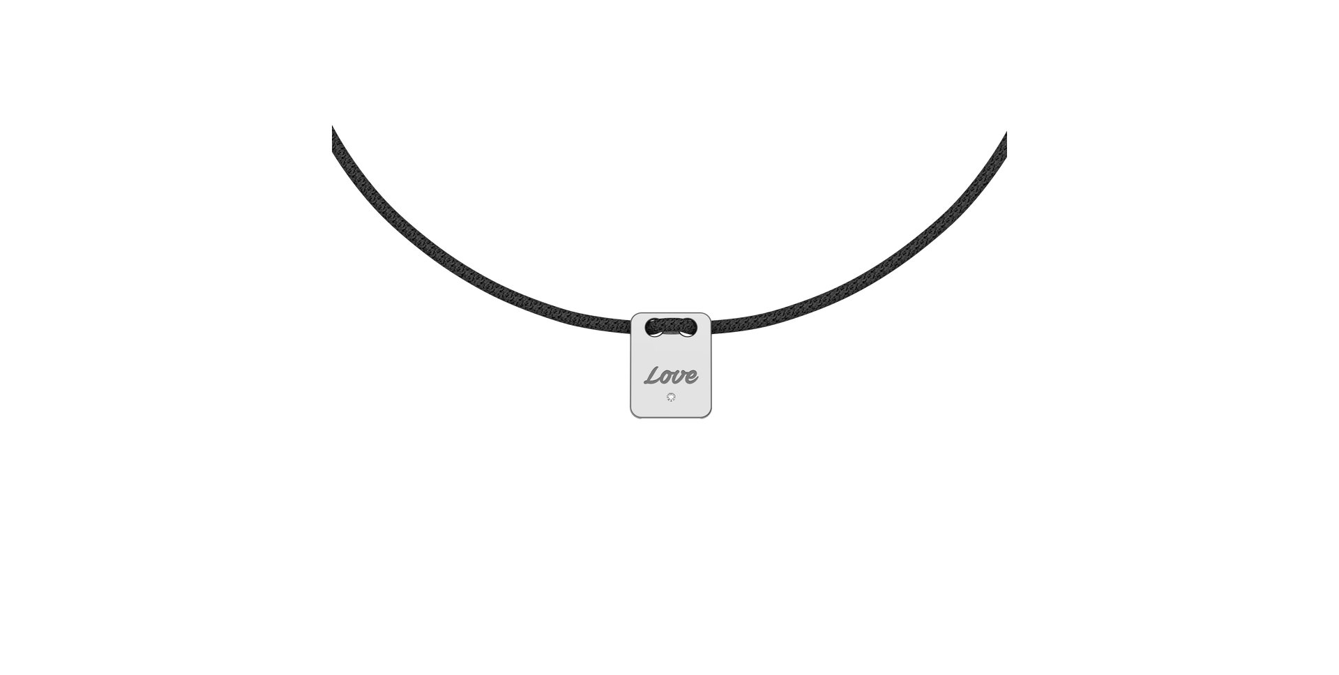 Diamond bracelet Mini Stamp Love