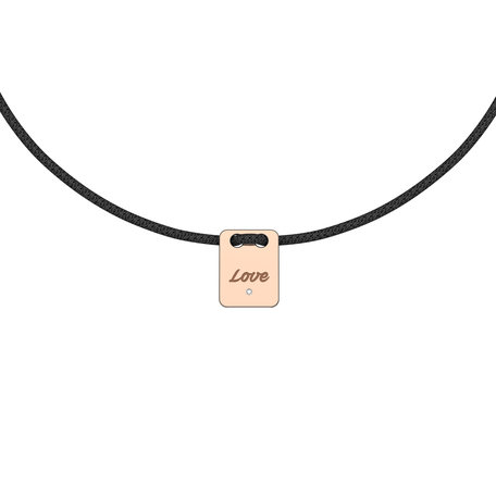 Diamond bracelet Mini Stamp Love