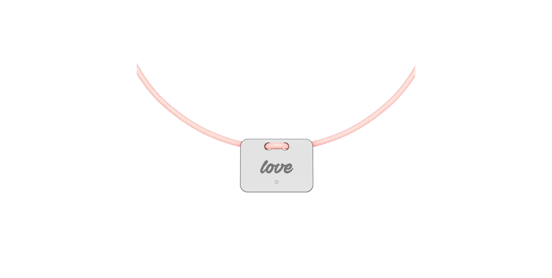 Diamond bracelet Military Stamp Love