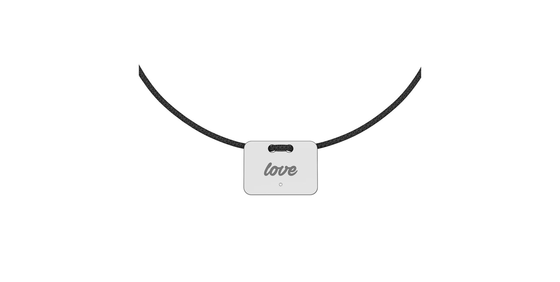 Diamond bracelet Military Stamp Love